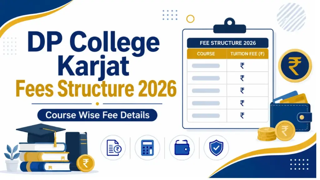 DP College karjat Fees Structure 2026