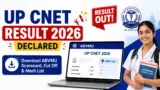UP Cnet result date 2026