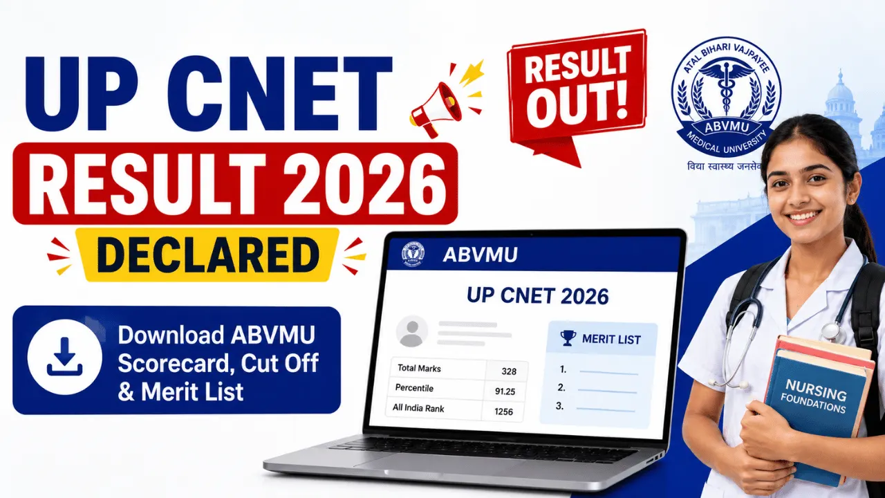 UP Cnet result date 2026