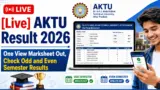 aktu result 2026 one view