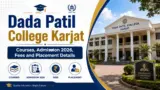 dada Patil college karjat courses admission 2026