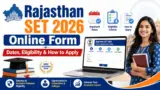 rajasthan SET 2026 Online