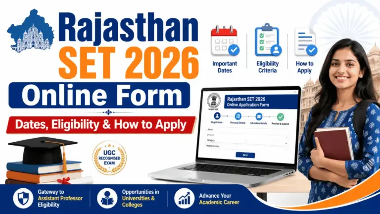 rajasthan SET 2026 Online