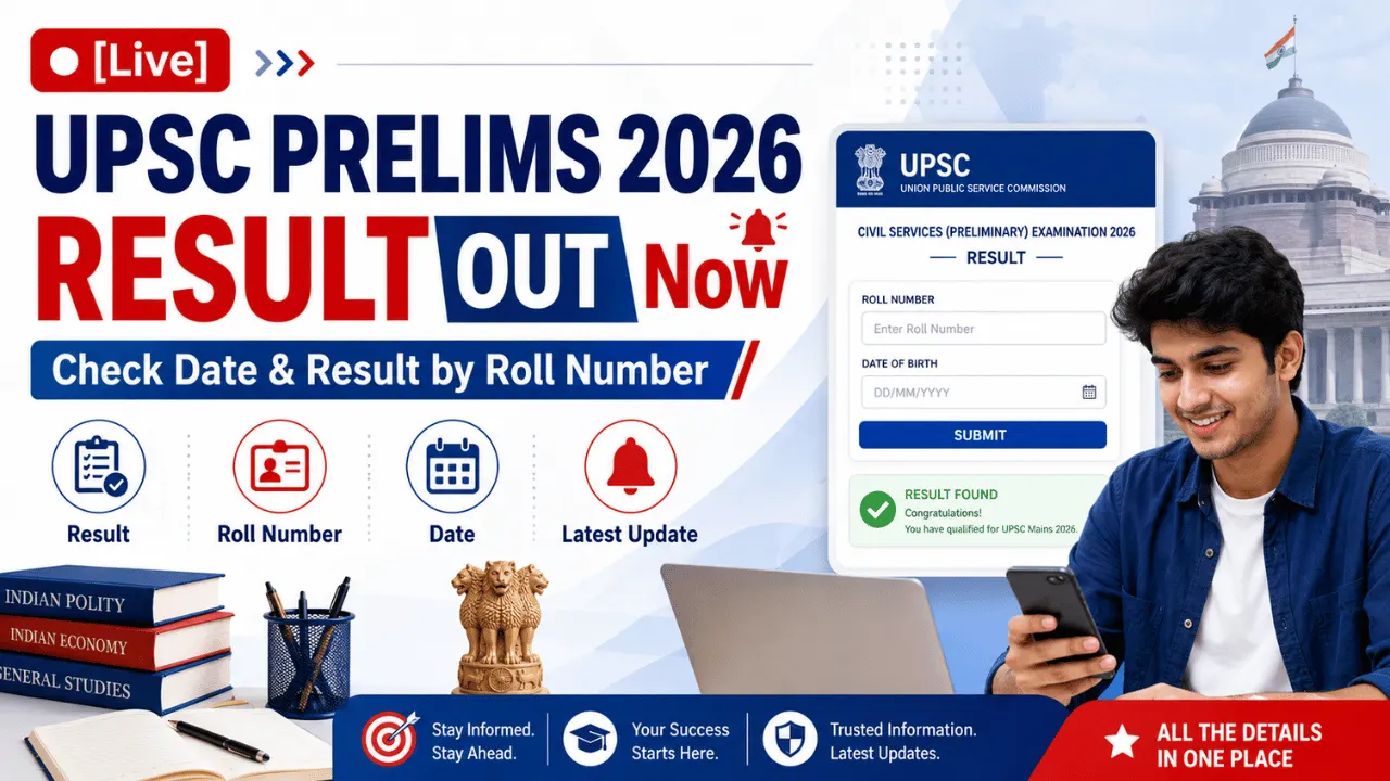 upsc prelims 2026 result date